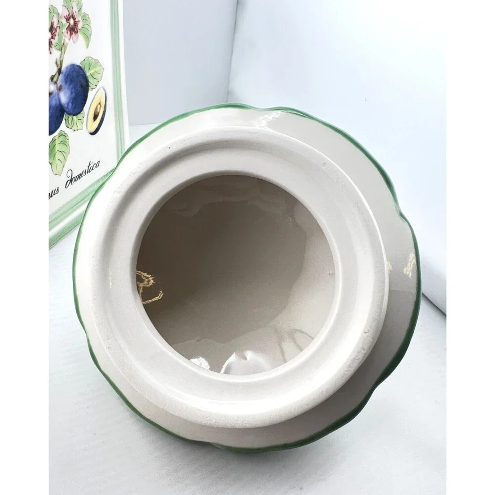 Villeroy & Boch Canister French Garden Charm Prunus Plum Cottagecore Granny EUC